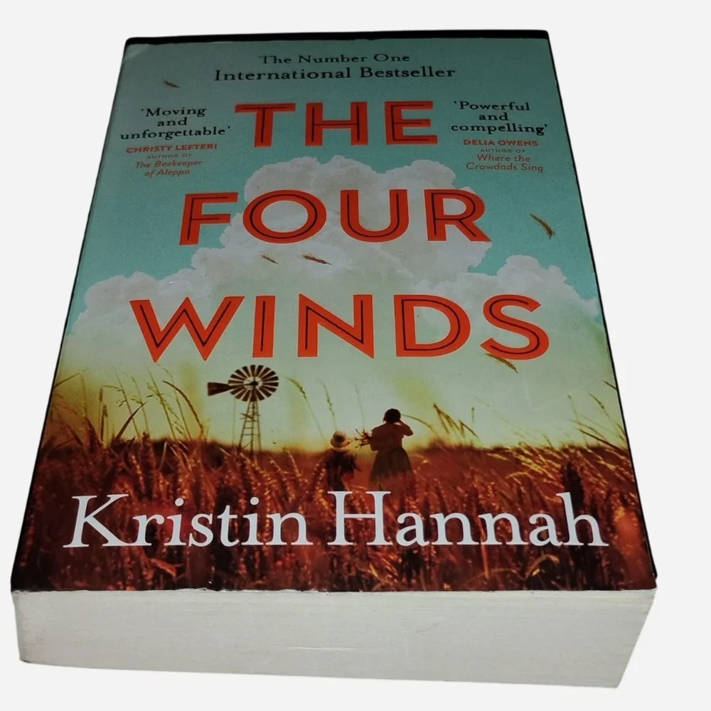 Paperback copy of The Four Winds by Kristin Hannah